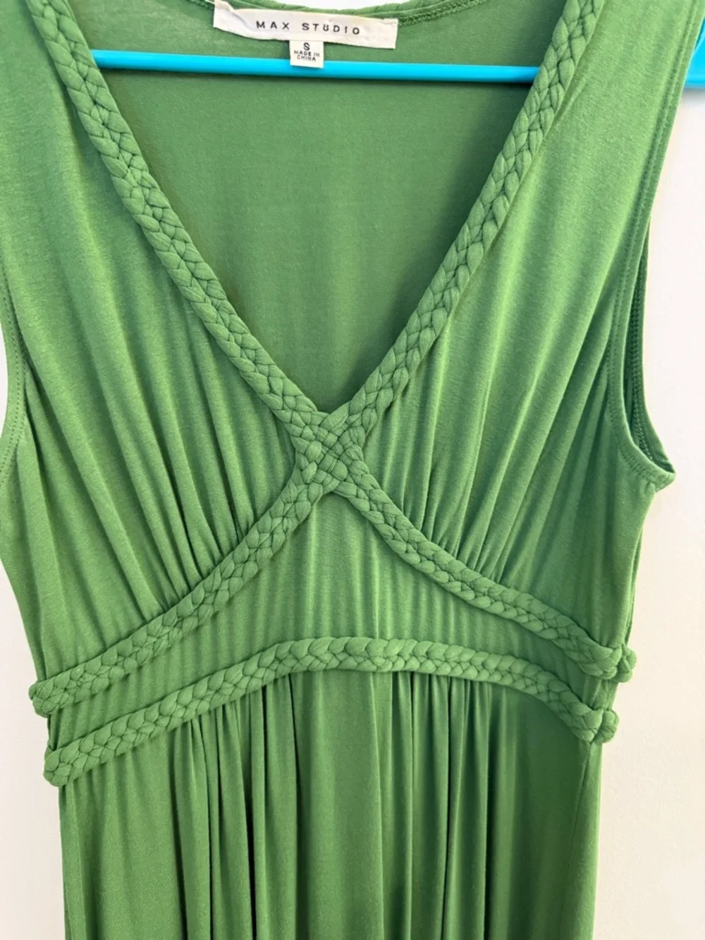 Max Studio Maxi dress. Size S. Green color. - Picture 3 of 4